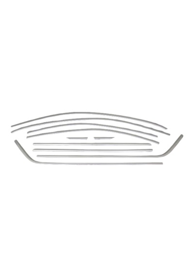 Skoda Octavia A7 Cam Çerçevesi - Krom 10 Parça Sd 2013-2019