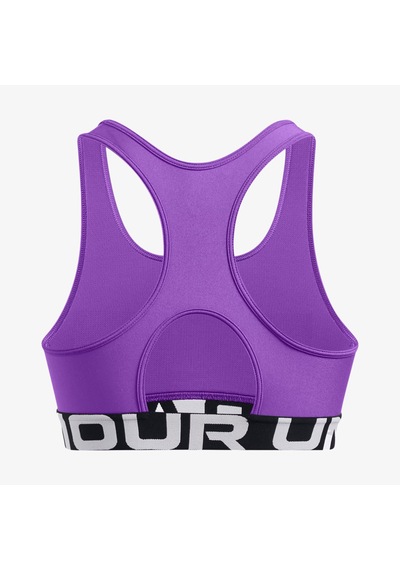 Under Armour Heat Gear Mid Kadın Mor Antrenman Bra 1383544 Mor