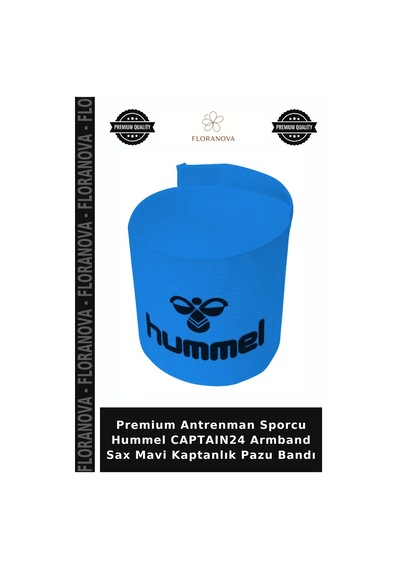 Premium Antrenman Sporcu Hummel Captaın24 Armband Sax Mavi Kaptanlık Pazu Bandı