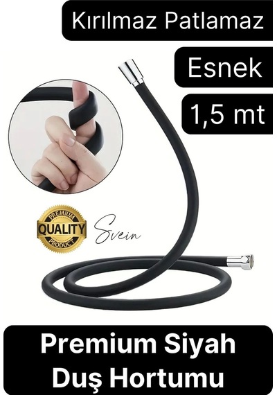 Özel Üretim 1,5 Metre 360 Derece Dönebilen Kıvrılmayan Esnek Yumuşak Silikon Patlamaz Duş Hortumları Standart Diğer