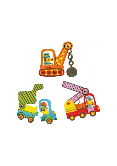 Djeco İkili Puzzle/ Vehicles