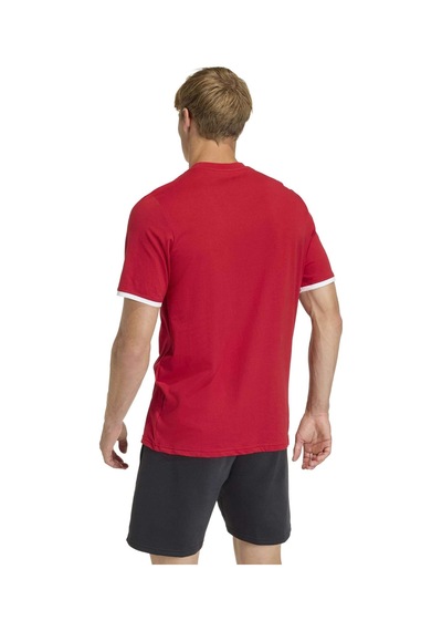 Tepore/whıte Adidas Erkek Futbol T-shirt Ent26 Tee Jz6676 KIrmızı