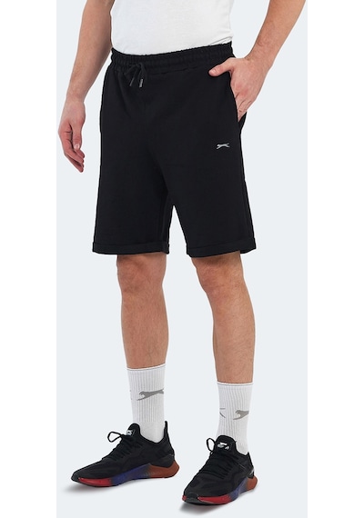 Slazenger KENINS IN Erkek Cepli Siyah Şort
