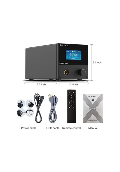 Smsl M500 Mkıı Ldac Dac Uzaktan Kumandalı Kulaklık Amplifikatörü Mqa Kod Çözücü Ses Kod Çözücü