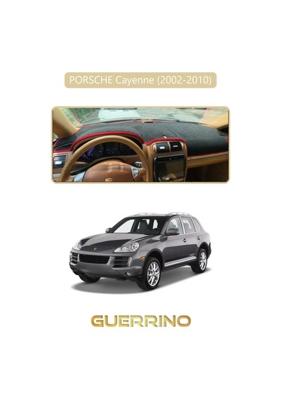 Porsche Cayenne 2002-2010 - 955 / 957 Torpido Koruma Halısı Bej Kenar