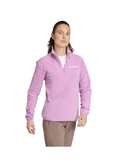 Adidas Polar Mt Esseantials Kadın Pembe Dik Yaka Sweatshirt Pembe