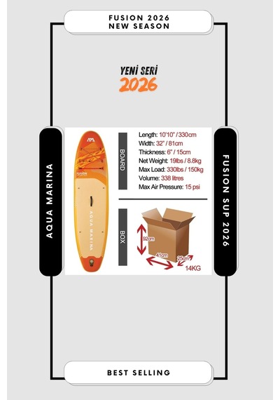 Aqua Marina All-around Fusion Sup Kürek Sörfü Paddle Board