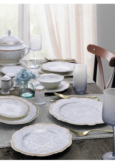 Pierre Cardin 60 Parça 12 Kişilik Yemek Takımı Nerissa