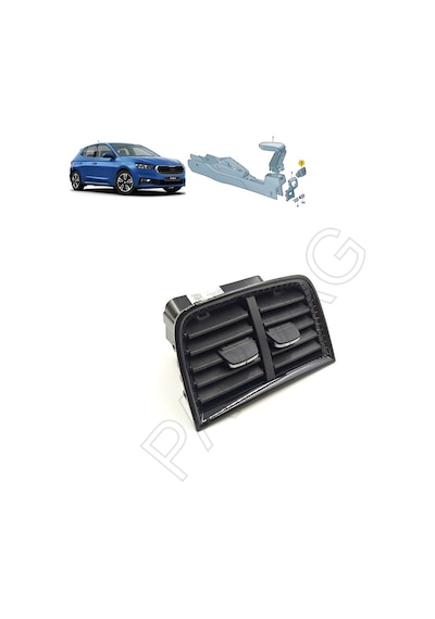 Fabia Arka Konsol Havalandırma Izgarası 6va819203a Ryp 2022-2029
