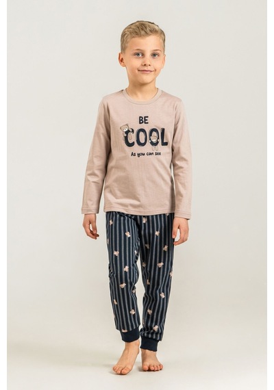 Rolypoly Erkek Çocuk Be Cool Sarı Uzun Kol Pijama Takım Rp3870-c-v2 Rp3870-c-v2