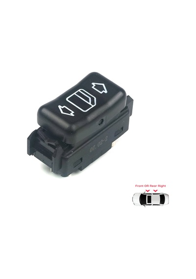 Sağ Kapı Cam Açma Düğmesi Mercedes W124 W126 W463 W201 190 İçin
