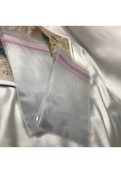 7x20 Cm Kapak Payı Dahil Kendinden Yapışkanlı Jelatin Poşet Bantlı Şeffaf Opp Torba Paket 50l