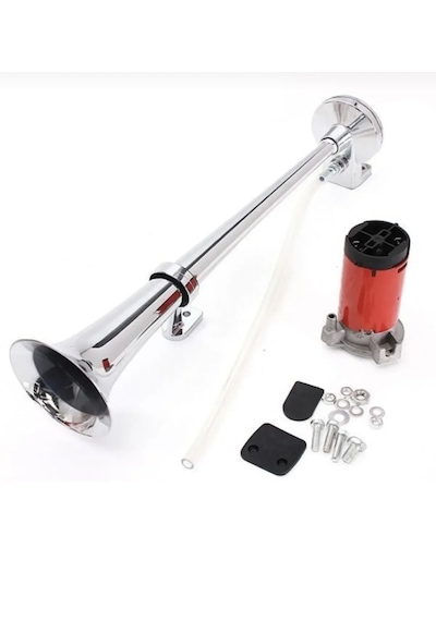 Point Marine Korna 12v Kendinden Motorlu Krom Havalı Korna