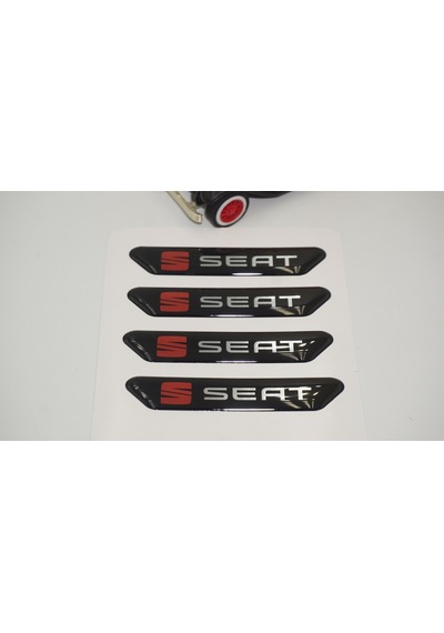 Seat Logo Kapı Kenarı Koruma Metalize Damla Desen 3M Band