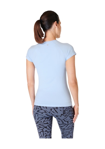 Sweaty Betty Athlete Seamless Workout T-shı 8010 Mavi