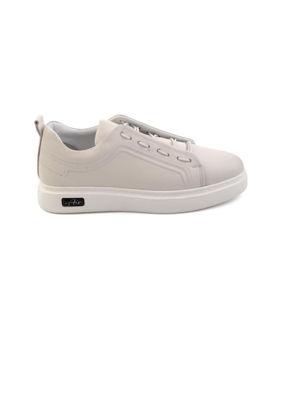 Beyaz Hakiki Deri Erkek Sneaker E01700178003 Beyaz