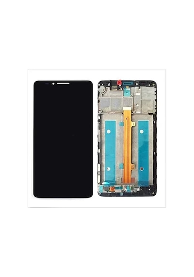 Huawei Uyumlu Mate 7 Lcd Ekran Siyah Çıtalı