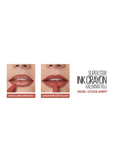 Maybelline New York Süper Stay Ink Crayon Kalem Mat Ruj 20 Enjoy The View