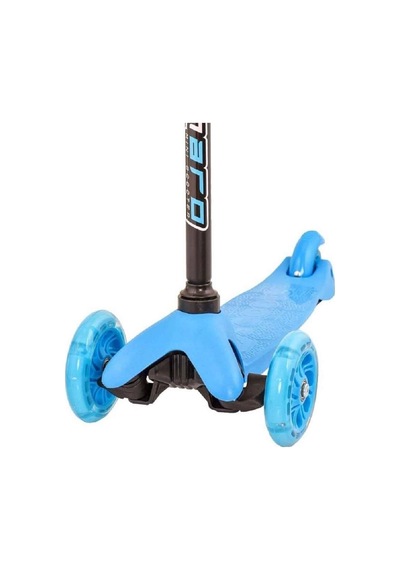 Mey İthalat Twist Işıklı Scooter Mavi 40 Kg Kadar