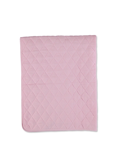 Mollia Dikişli Battaniye 80X100 Açık Pembe