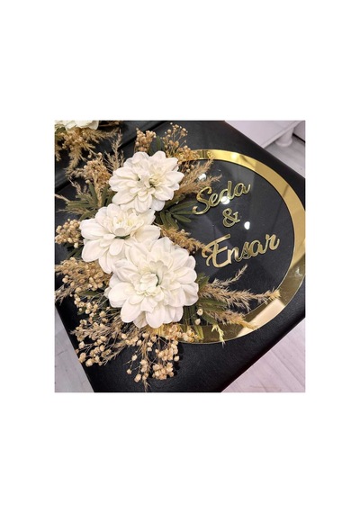Şeffaf Üstü Gold Kapı Süsü 30 Cm Diğer