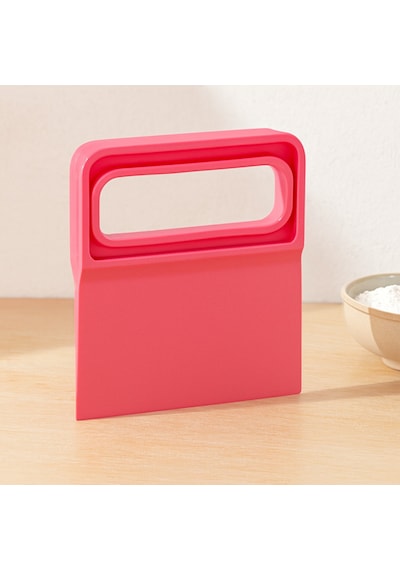 Saplı Plastik Hamur Ve Kazıyıcı Spatula