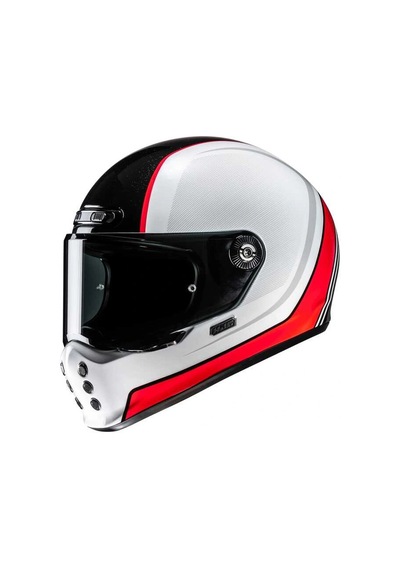 Hjc V10 Hodu MC1 Kapalı Motosiklet Kaskı Beyaz Siyah