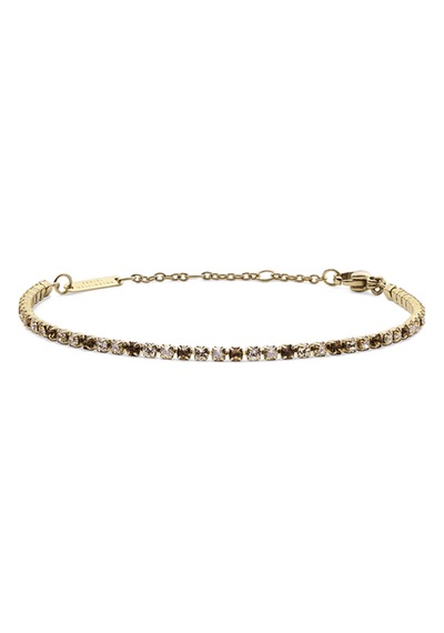 Classic Tennis Bracelet Honey Combo Gold Altın