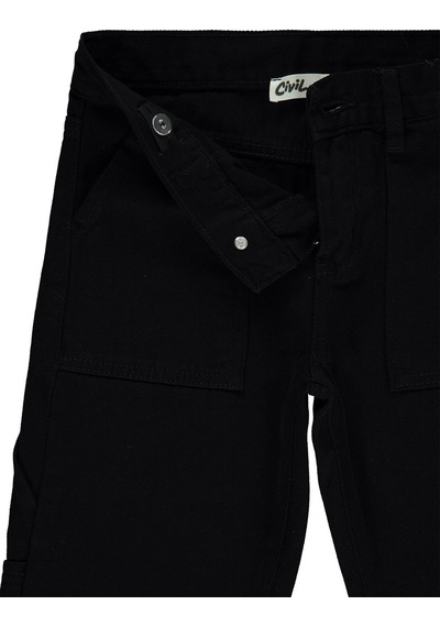 Civil Boys Basic 10-13 Yaş Pantolon - Siyah