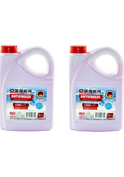 Osser Kırmızı Antifriz -42 2'li Paket 2023