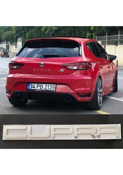 Cupra Bagaj Yazısı Metal