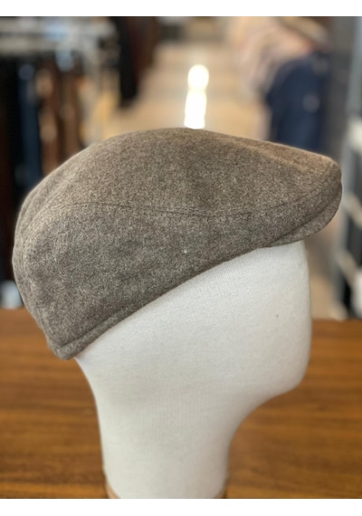 Hamze İngiliz London Model Kaşe Kumaş Kasket Şapka Vizon