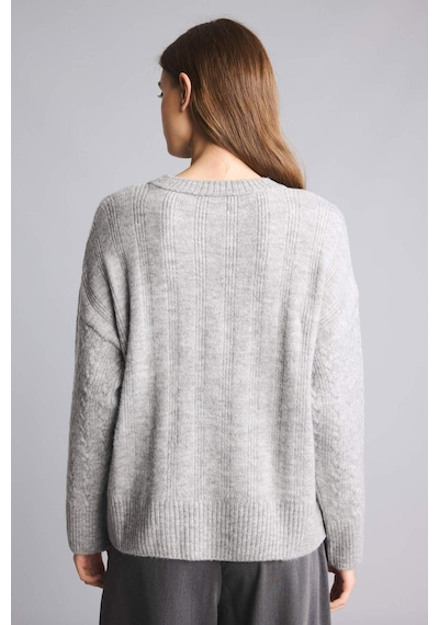 Defacto Oversıze Bisiklet Yaka Triko Kazak F5235ax26wngr349 Gri-gr349