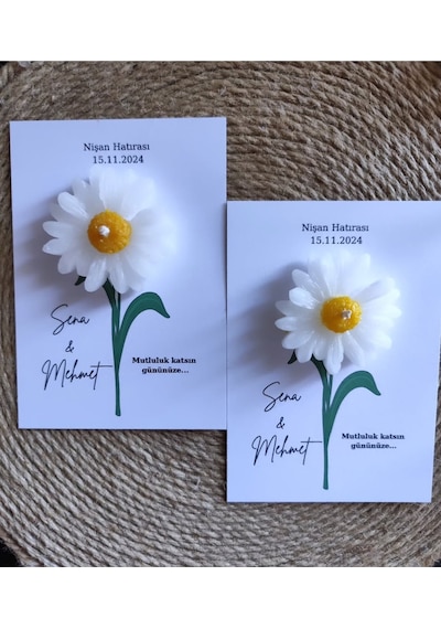 Bernami Mum Pinterest Hediyelik Papatya Mum - 20 Adet Diğer