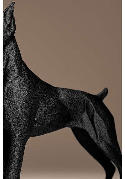 Doberman Dekoratif Heykel Modern Köpek Figürlü Ev & Ofis Dekoru