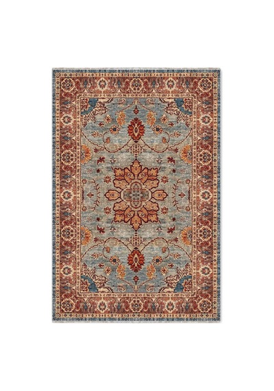 Dekoratif Halı Kaymaz Taban Leke Tutmaz Yıkanabilir Kilim Özel Ölçü Salon Halısı 3034