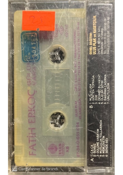 Plak Değildir Kaset Tir Fatih Erkoç Gülüme Varayım Kaset