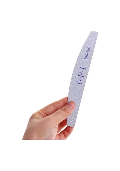 Opi Profesyonel Çift Taraflı Kağıt Törpü Yarım Ay 100/180 5'li