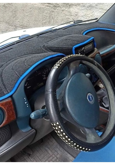 2000-2008 Fiat Doblo Airbagsiz Torpido Koruma Halısı Renk Mavi