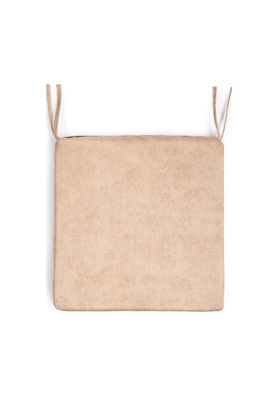 50x50x8cm Sandalye Minderi Dayanaklı Fermuarlı Yıkanabilir Kumaş Bahçe-balkon Minderi 1adet Krem Mavi