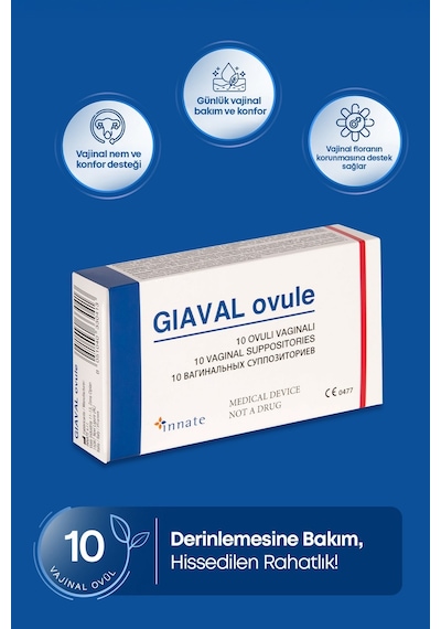 Giaval Hyaluranik Asit 10 Vajinal Ovül