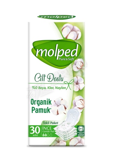 4 Adet Molped Pure&soft İnce Günlük Ped 30'lu