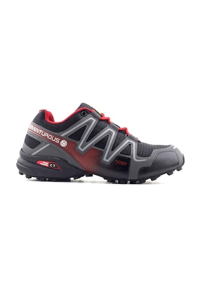 Jump 21513 Siyah Kırmızı Comfort Casual Spor Ayakkabısı Siyah