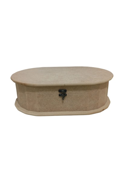 Mdf 3'lü Oval Kutu Seti