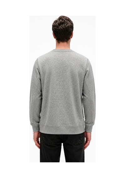 Bad Bear Tune Crewneck Man Graymelange Sweatshırt 26.02.12.008-c19 Gri