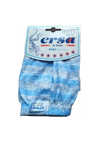 6 Lı Paket Ersa Erkek Çocuk Boxer Çocuk Desenli Boxer