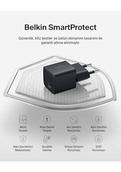 Usb-c Fiş 25 W, 60 W Usb-c Kablo İle 1 M , 16 Serisi, İpad Pro, Galaxy S25, Switch Ve Daha Fazlası İçin Pd 3.0 Pps Hızlı Şarj Cihaz, Siyah