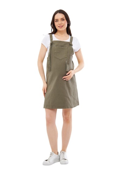 Luvmabelly Myra6310 Kot Hamile Jile Elbise-haki