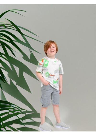 Jack Lions Erkek Çocuk Pamuklu Adventure Yazılı Neon Dinazor Baskılı Tshirt-12920-beyaz Beyaz Jack Lions Erkek Çocuk Pamuklu Adventure Yazılı Neon Dinazor Baskılı Tshirt-12920-beyaz Beyaz