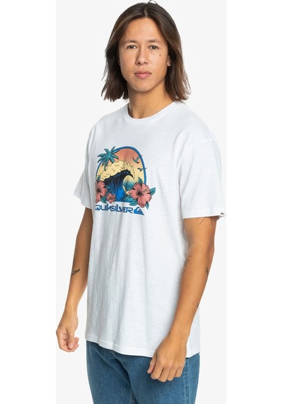 Quiksilver Riding Today Ss Erkek Beyaz T-shirt Eqyzt07676-10 Beyaz